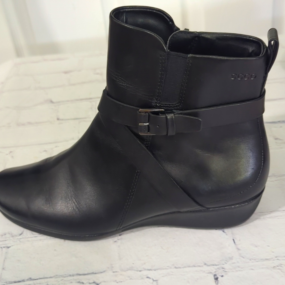 New ECCO Leather Waterproof Metropole Amsterdam Boot Size 9-9.5